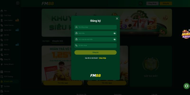 Hướng dẫn đăng ký FM88 chỉ trong một nốt nhạc