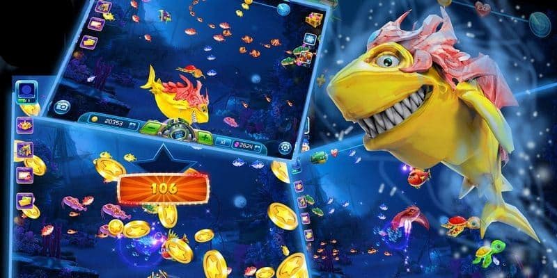 Bắn cá tiền về các phòng chơi