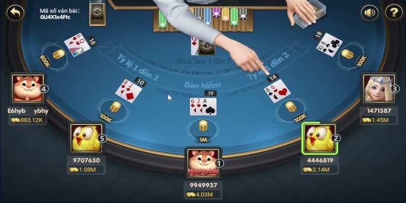 Xì dách online đếm bài cơ bản