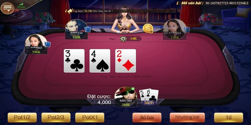 Cách chơi bài Xì Tố chiến thuật hiệu quả